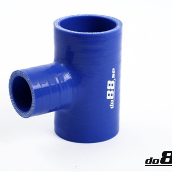 Silicone hose Blue T 2,125´´ + 1,25´´ (54+32mm)