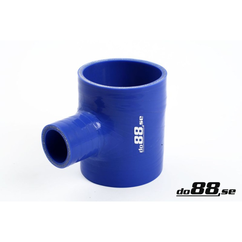 Silicone hose Blue T 3´´ + 1,5´´ (76+38mm)
