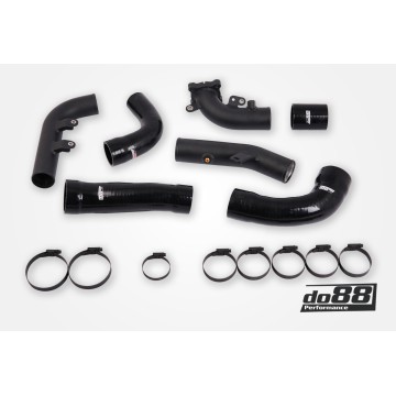 Toyota Yaris GR Charge pipe, do88 IC, Black hose