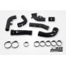 Toyota Yaris GR Charge pipe, do88 IC, Black hose
