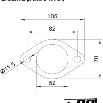 Flange joint steel 2´´ (51mm)