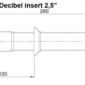 Decibelinsats 2,5´´ (63mm)