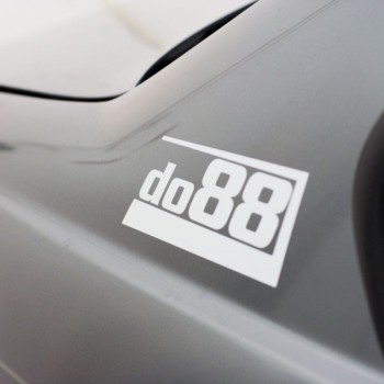 do88 dekal silver 180x67mm