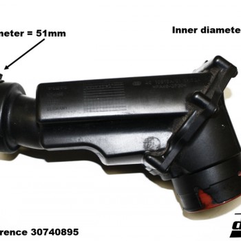 Volvo V70/XC70/S60/XC90 D5 2.4D 05-14 Turbo outlet hose