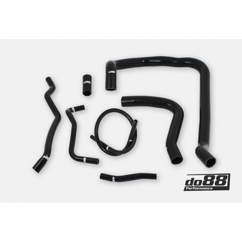 Volvo 740 760 780 940 960 D24 Radiator hoses Black