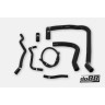 Volvo 740 760 780 940 960 D24 Radiator hoses Black