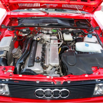 Audi Quattro 20v Charge hoses Svarta