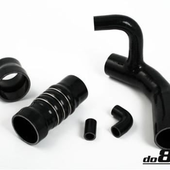Audi Quattro 20v Charge hoses Svarta