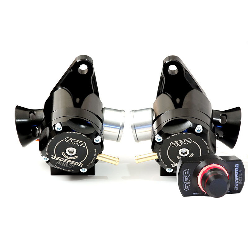 Deceptor Pro II T9505 Diverter / Blow Off Valve (Twin Valve Kit) with Electronic Sound Adjustment System for Nissan Applications