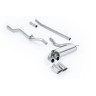 Audi Coupe UR Quattro 10V - Non-Resonated (Louder) Downpipe-Back Exhaust System with Polished OEM-Style Tips - Polished
