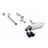 Audi Coupe UR Quattro 20V - Non-Resonated Downpipe-Back Exhaust System - Cerakote Black