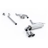 Audi Coupe UR Quattro 20V - Resonated Downpipe-Back Exhaust System - Polished