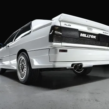 Audi Coupe UR Quattro 20V - Non-Resonated Downpipe-Back Exhaust System - Polished