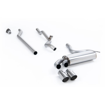 Audi Coupe UR Quattro 20V - Non-Resonated Downpipe-Back Exhaust System - Polished