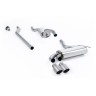 Audi Coupe UR Quattro 20V - Resonated Downpipe-Back Exhaust System - Brushed Titanium