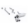 Audi Coupe UR Quattro 20V - Non-Resonated Downpipe-Back Exhaust System - Brushed Titanium