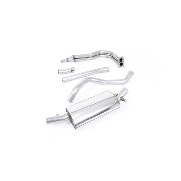 VW Golf GTI Mk1 - Non-Resonated (Louder) Manifold-Back Exhaust System with Polished Tip (For OE Manifold)