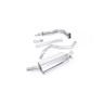 VW Golf GTI Mk1 - Non-Resonated (Louder) Manifold-Back Exhaust System with Polished Tip (For OE Manifold)