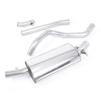 VW Golf GTI Mk1 - Non-Resonated (Louder) Downpipe-Back Exhaust System with Polished Tip