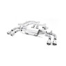 Alfa Romeo Giulia 2.9 V6 Quadrifoglio - Front Pipe-Back System with GT-100 Polished Trims - Valved - Polished