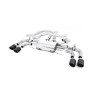 Alfa Romeo Giulia 2.9 V6 Quadrifoglio - Front Pipe-Back System with Jet-100 Carbon Trims - Valved - Carbon Fibre