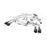 Alfa Romeo Giulia 2.9 V6 Quadrifoglio - Cat-Back Exhaust System with Jet-100 Carbon Trims - Valved - Carbon Fibre