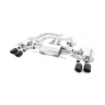 Alfa Romeo Giulia 2.9 V6 Quadrifoglio - Front Pipe-Back System with Jet-100 Carbon Trims - Valved - Carbon Fibre