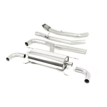 Alfa Romeo Giulia 2.0T Veloce - Non-Valved & Non-Resonated (Louder) Cat-Back Exhaust System - Uses OE Trims - Non-Valved - Non-Resonated