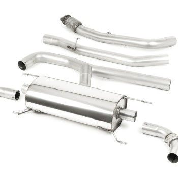 Alfa Romeo Giulia 2.0T Veloce - Valved & Non-Resonated Cat-Back Exhaust System - Uses OE Trims - Valved - Non-Resonated