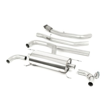 Alfa Romeo Giulia 2.0T Veloce - Valved & Non-Resonated Cat-Back Exhaust System - Uses OE Trims - Valved - Non-Resonated