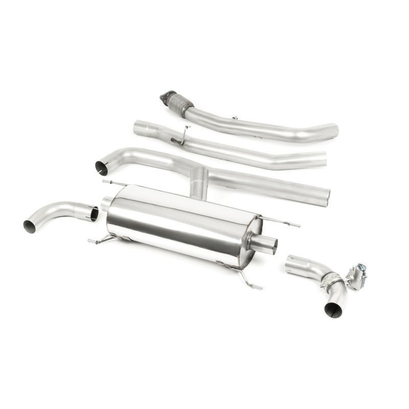 Alfa Romeo Giulia 2.0T Veloce - Valved & Non-Resonated Cat-Back Exhaust System - Uses OE Trims - Valved - Non-Resonated