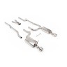 Audi S4 B6 - Non-Resonated (Louder) Cat-Back Exhaust System with Polished Trims - Polished - Jet