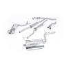 Audi A4 2.0 B7 Quattro/DTM - Resonated (Quieter) Cat-Back Exhaust System with GT100 Trims (For Manual Models) - Jet