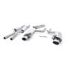 Audi RS4 B7 - Valved & Resonated Cat-Back Exhaust System with Polished Oval Trims - Polished