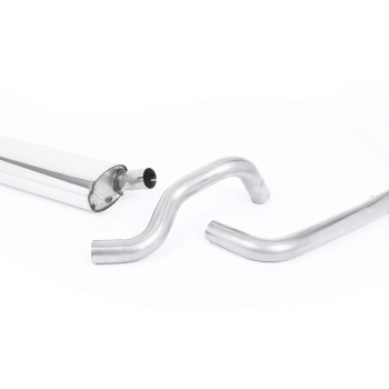 Audi A3 1.9 TDI - Non-Resonated (Louder) Cat-Back Exhaust System - Uses OE Trims