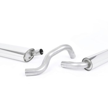 Audi A3 1.9 TDI - Resonated (Quieter) Cat-Back Exhaust System - Uses OE Trims