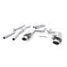 Audi RS4 B7 - Valved & Non-Resonated Cat-Back Exhaust System with Polished Oval Trims - Polished