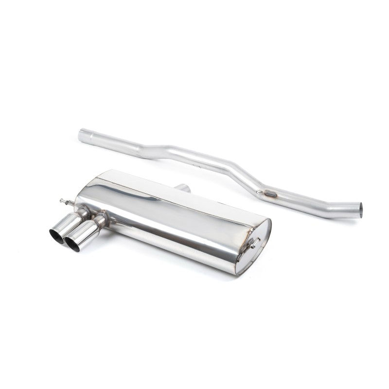 Audi S3 8L - Non-Resonated (Louder) Cat-Back Exhaust System with Polished Trims