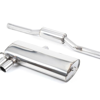 Audi S3 8L - Resonated (Quieter) Cat-Back Exhaust System with Polished Trims