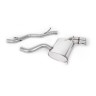 Audi S3 8P 3-door - Non-Resonated (Louder) Cat-Back Exhaust System with Polished Trims - Polished