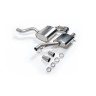 Audi S3 8P 3-door - Resonated (Quieter) Cat-Back Exhaust System with Polished Trims - Polished