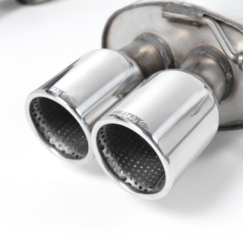 Audi S5 V8 - Resonated (Quieter) Cat-Back Exhaust System with Polished Trims (For Manual Models)