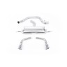 Audi TT MK2 2.0 2WD - Cat-Back Exhaust System with Dual Polished 100mm JET Trims (For 3.2 V6 Valance) - Jet