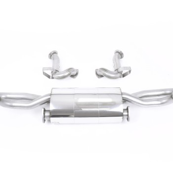 Audi R8 V8 4.2 (2007-2012) - Non-Resonated (Louder) Cat-Back Exhaust System - Uses OE Trims