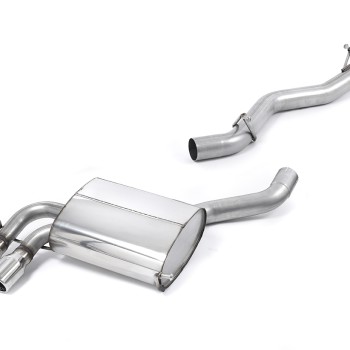 Audi S3 8P Sportback - Non-Resonated (Louder) Cat-Back Exhaust System with Polished Trims