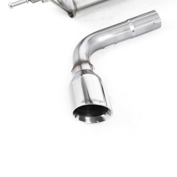 Audi TT MK2 2.0 2WD - Cat-Back Exhaust System with Dual GT100 Trims (For 3.2 V6 Valance) - GT