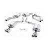 Audi S5 B8 (S tonic) - Resonated (Quieter) Cat-Back Exhaust System with Quad Polished Trims - GT - Polished