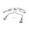 Audi S5 B8 (S tonic) - Race Non-Resonated (Louder) Cat-Back Exhaust System with Quad Polished Trims - Polished - GT