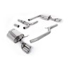 Audi A5 3.0 TDI - Cat-Back Exhaust System with Quad Outlet GT80 Polished Trims - Polished