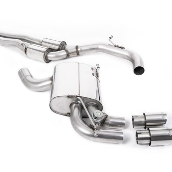 Audi RS3 8P Sportback S Tronic - Cat-Back Exhaust System with Polished Trims - Polished